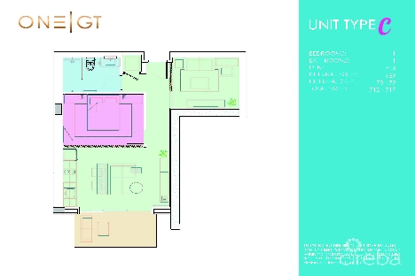 One|gt residences – unit 608