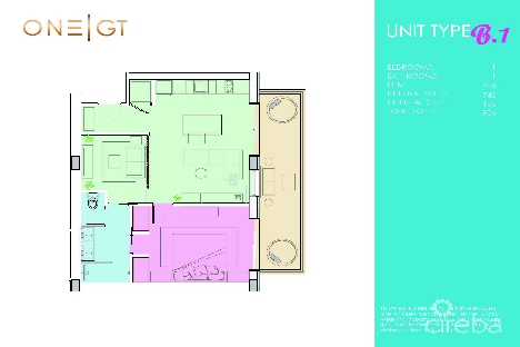 One|gt residences - unit 1012