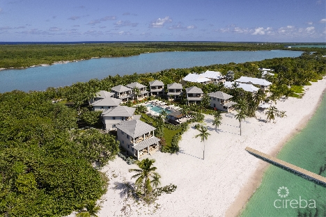 Marea luxurious little cayman beach front facing villas