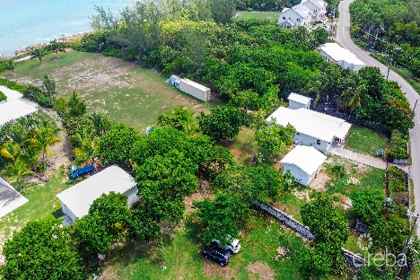 130 ft oceanfront site: 1.88 acres  on conch point rd