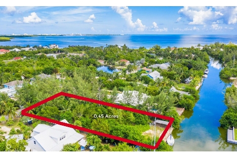 Canal front .45acre red bay