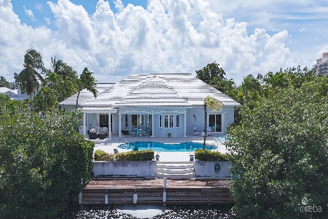 Governors harbour canal front family home