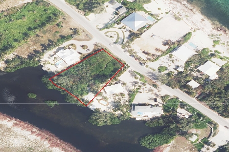 Cayman kai canal front lot