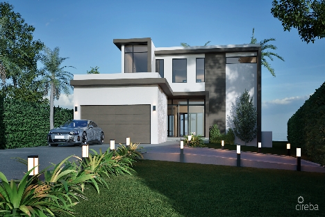 Harbour reach canal front executive home