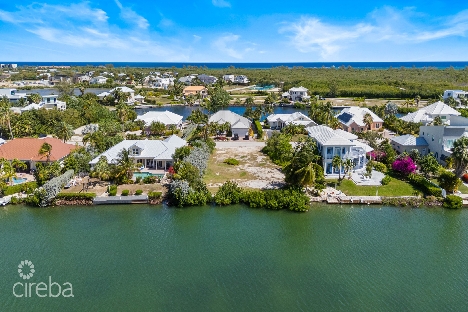 The shores canal front lot