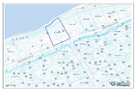 Beachfront land on north coast east road