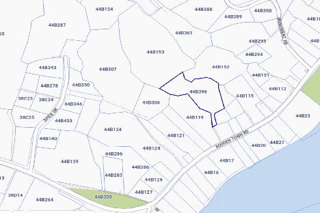 Expansive 0.89 acre medium density site with sea views | bodden town