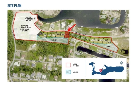 Sunrise landing lot  (lake view)