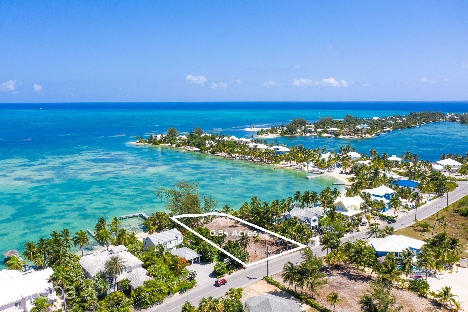 Water cay road 0.54 acres, oceanfront land