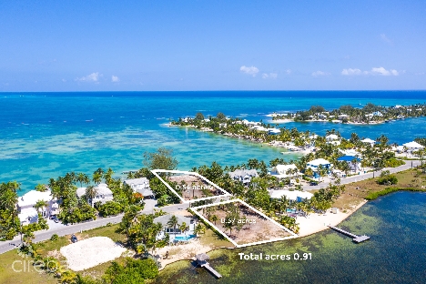 Cayman kai 0.91 acres, beach and canal front land