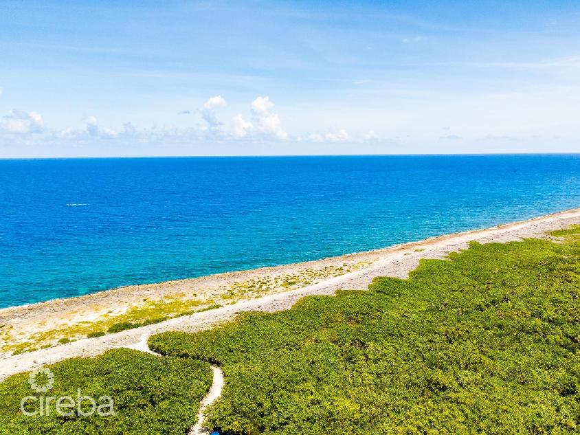 Cayman brac east end beachfront land