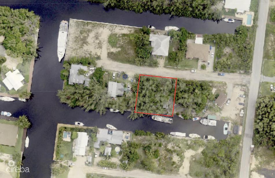 North sound estates cleared canal front parcel
