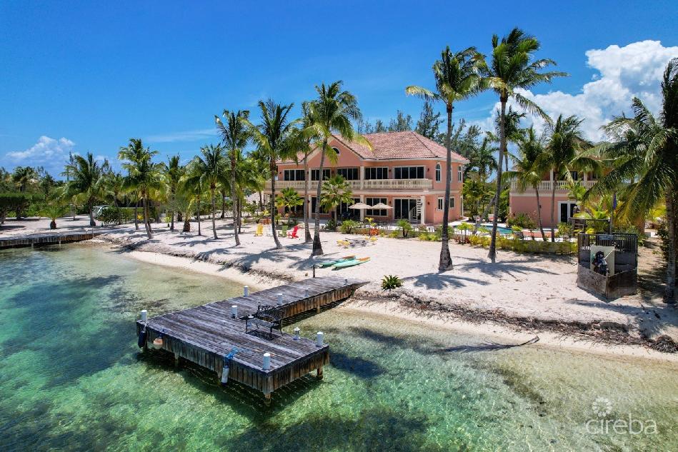 Pieces of eight, cayman kai w/200 ft of beachfront and 3 docks