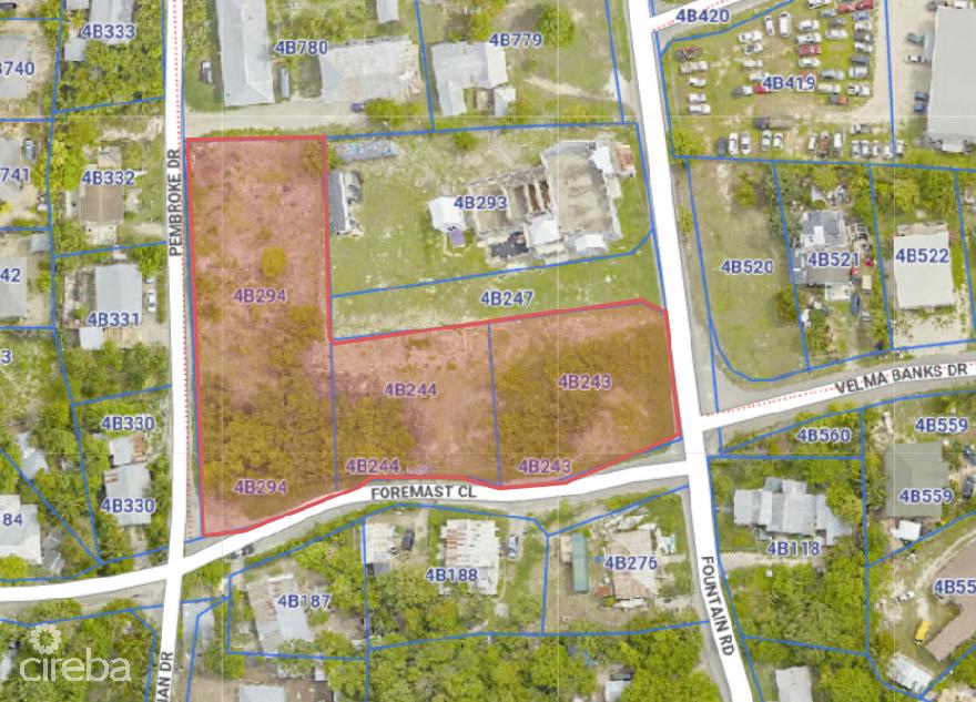 Land high density res. zoned for 30 units