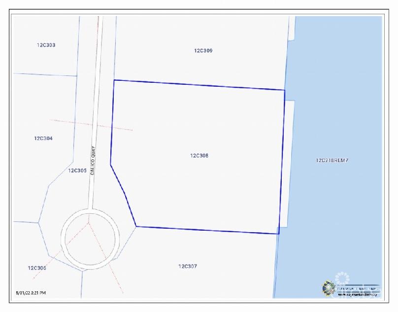 Canal point waterfront lot – calico quay