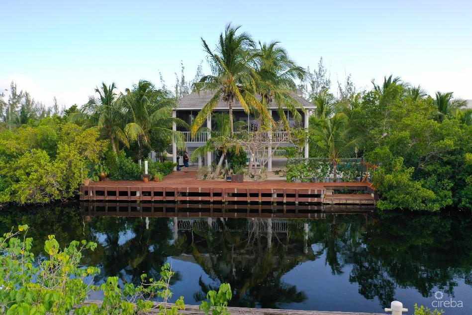 North sound estates – canal front home with pool