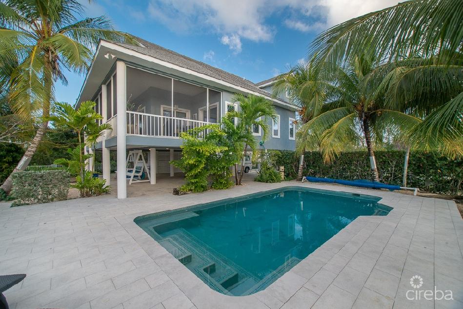 North sound estates – canal front home with pool