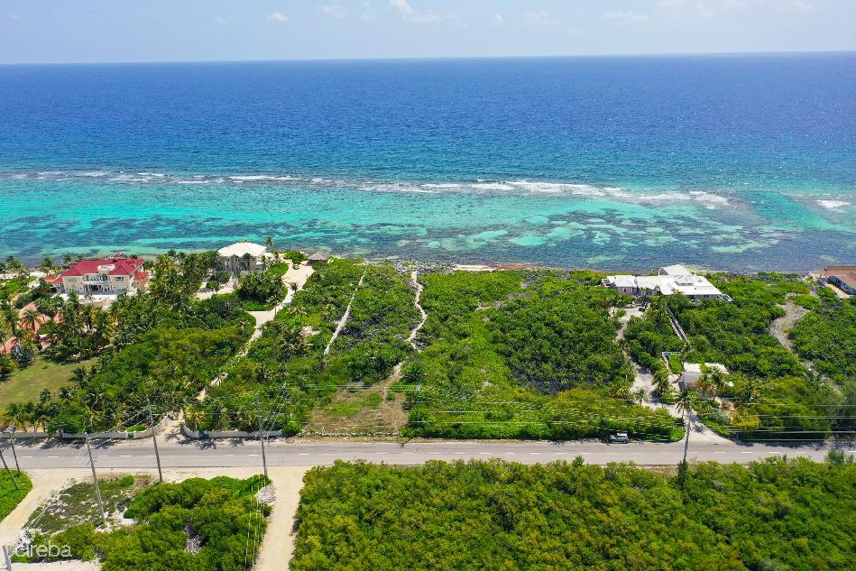 Rum point oceanfront 1 acre lot with elevation