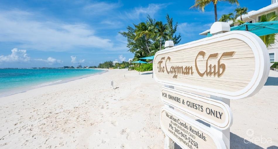3 bed beach front condo cayman club