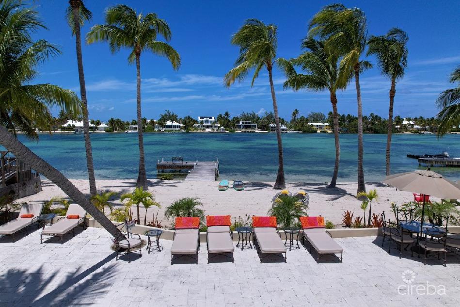 Pieces of eight, cayman kai w/200 ft of beachfront and 3 docks