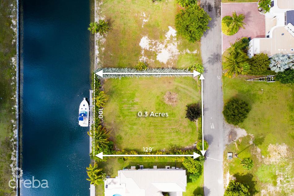 Baccarat quay 0.30 acres, crystal harbour canal front